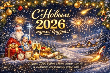 С Новым 2026 годом! С Новым 2026 годом!