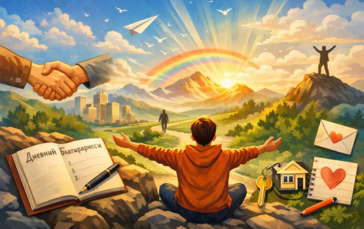 Практика благодарности - как благодарить мир так, чтобы расти и создавать результаты